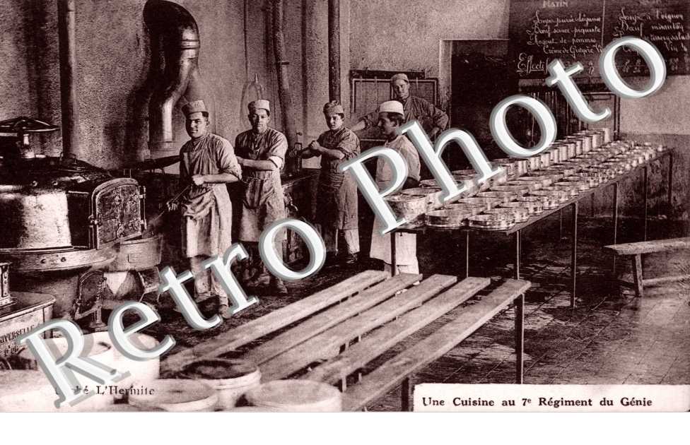 Une cuisine au 7e regiment du genie