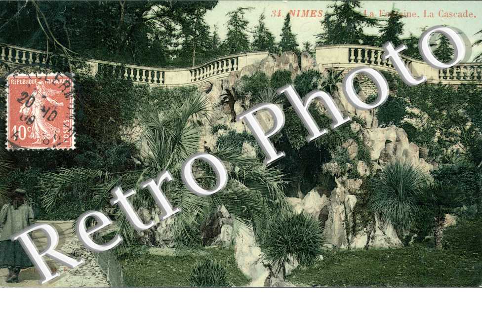 la fontaine et la cascade
