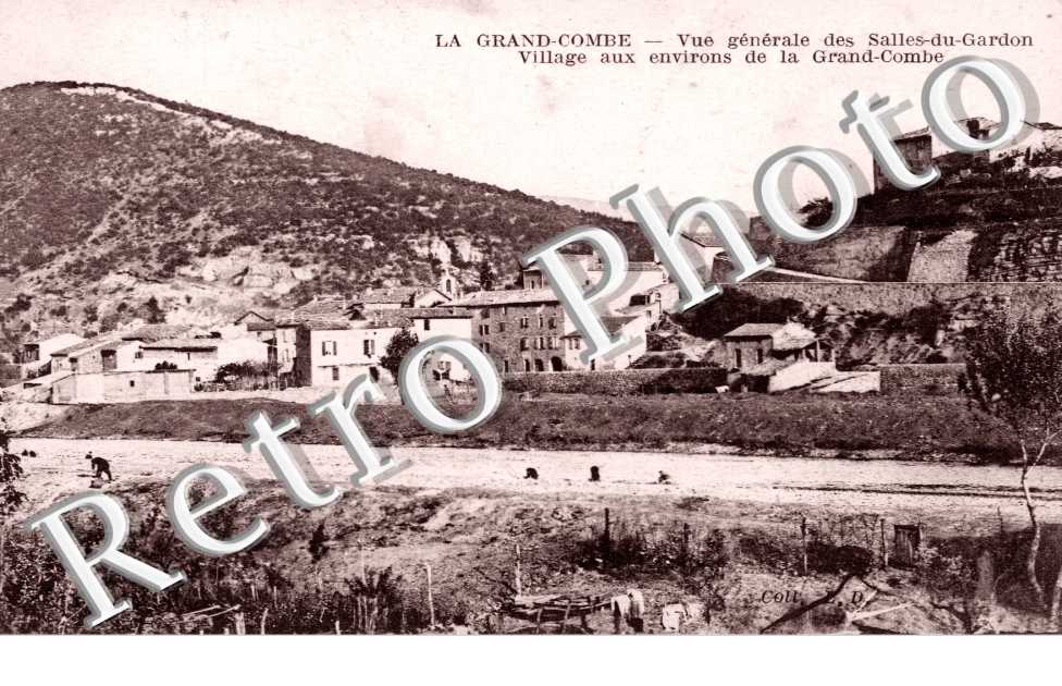 Vue generale  des salles-de-Gardon