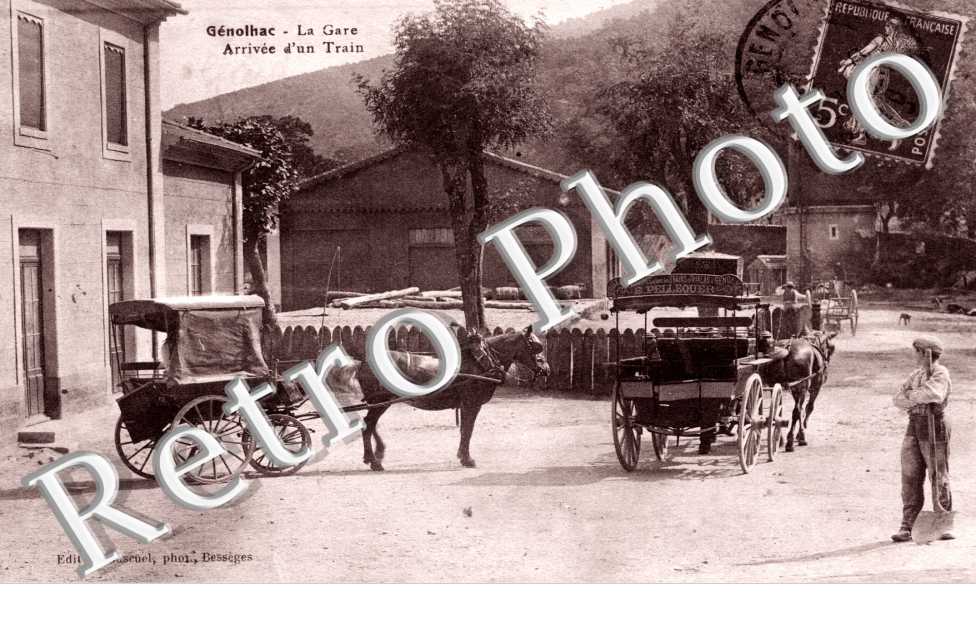 La gare, arrivee d&#039;un train