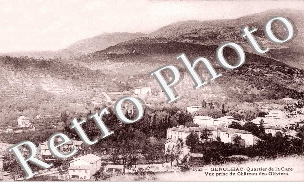 Quartier de la Gare, Vue prise du Chateau des Oliviers