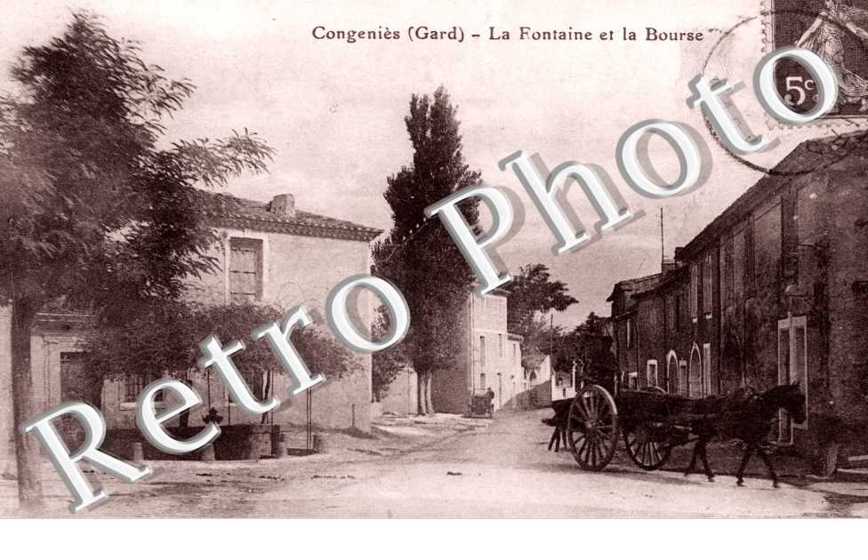 Fontaine et la bourse