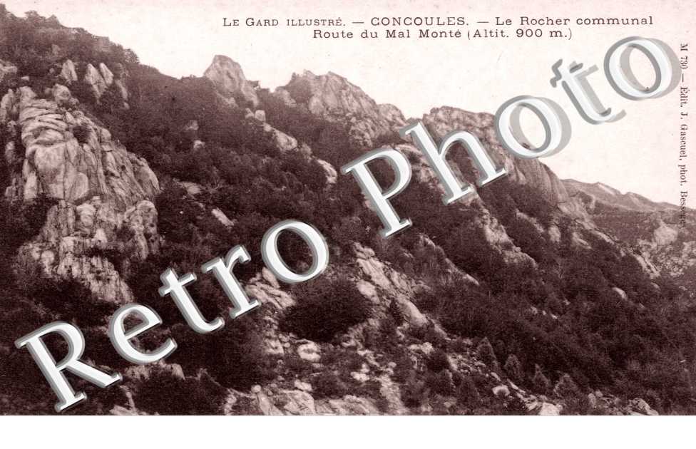 Rocher communal - route du mal Monte