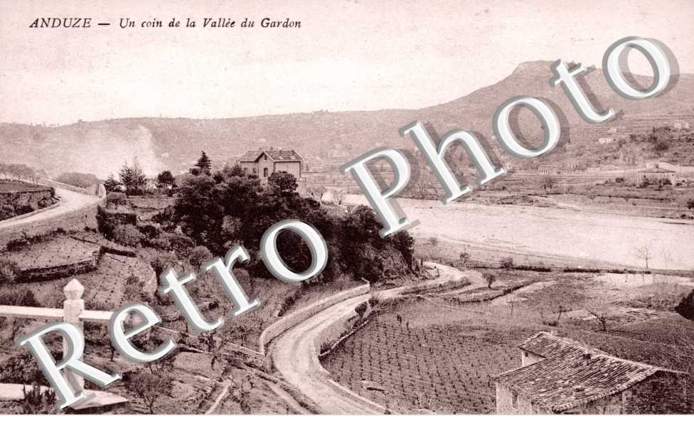 Un coin de la vallee du Gardon