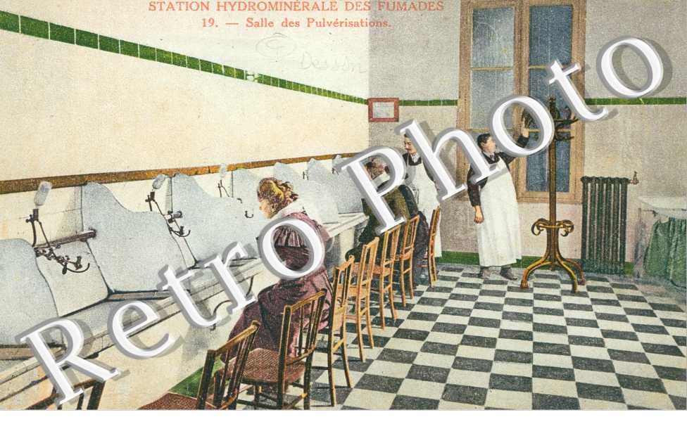 Station hydrominerale - salle des pulverisations