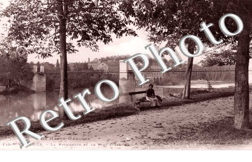 Promenade et pont suspendu