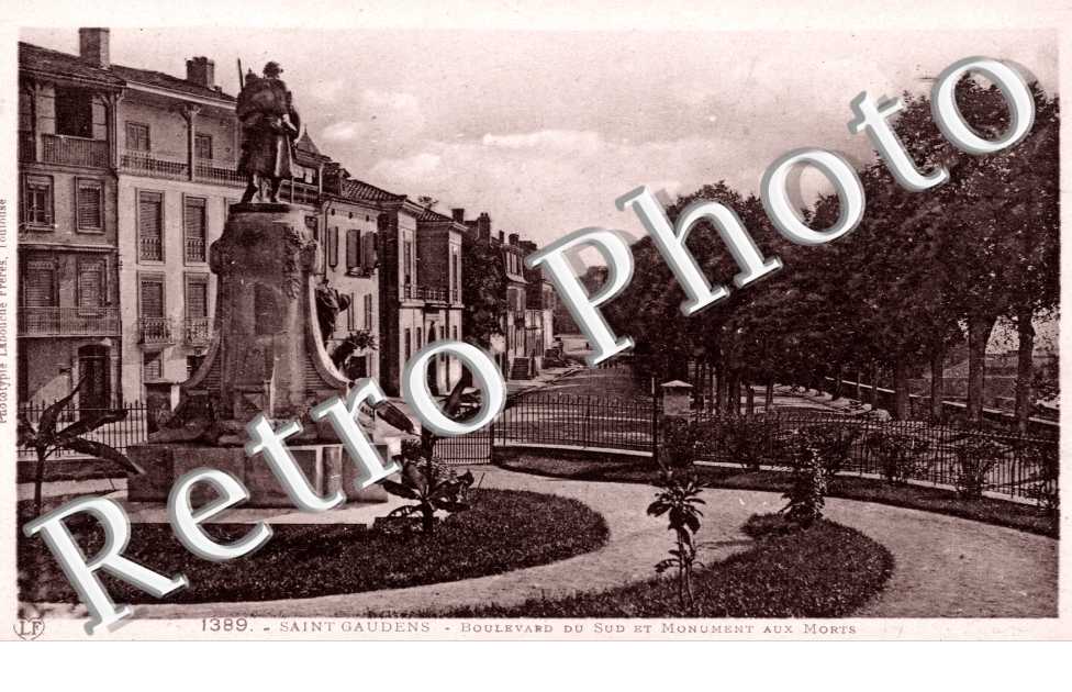Boulevard du Sud et monument aux morts