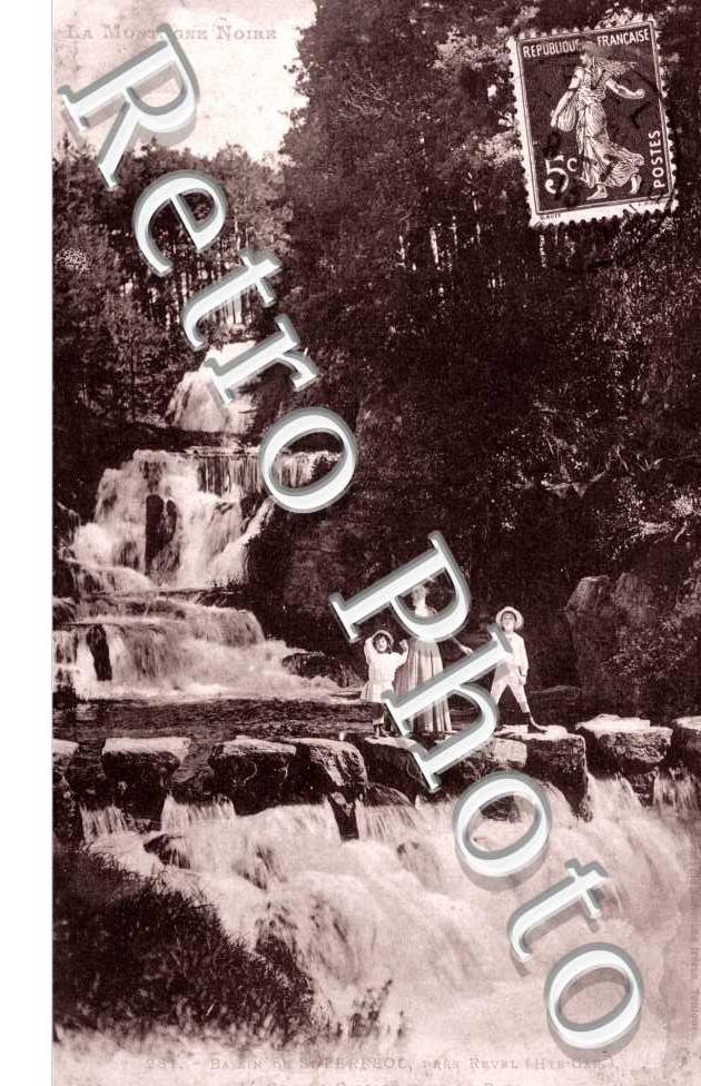 Grande cascade dans le parc
