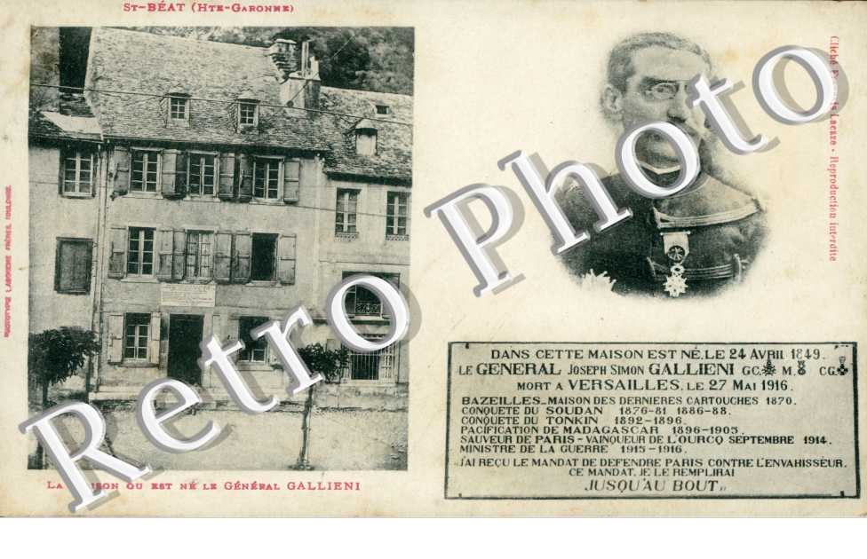 la maison ou est ne le General Gallieni
