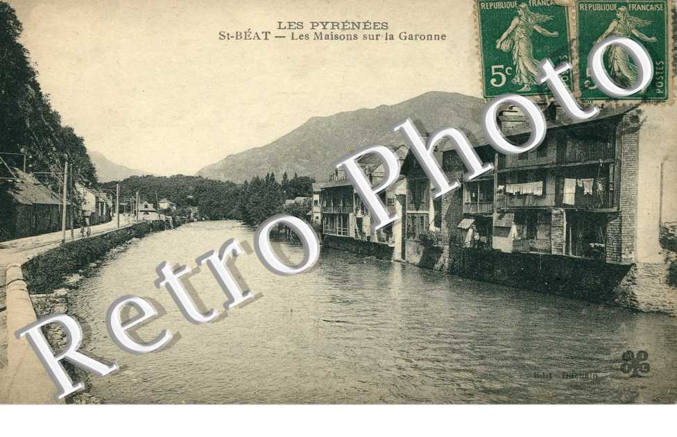 maisons sur la Garonne