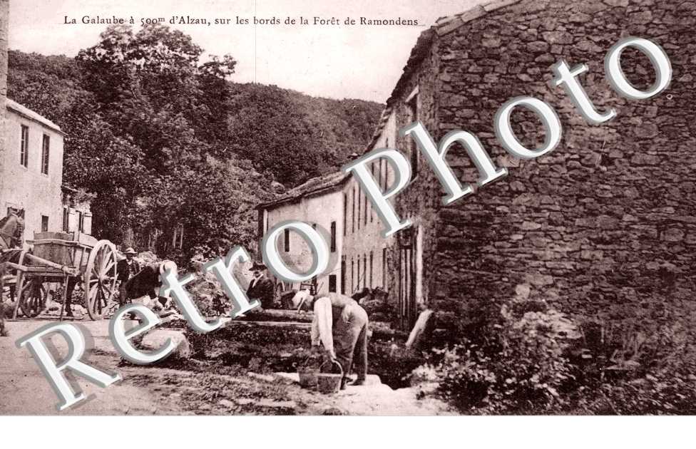La Galaube sur les bords de la foret de Ramondens
