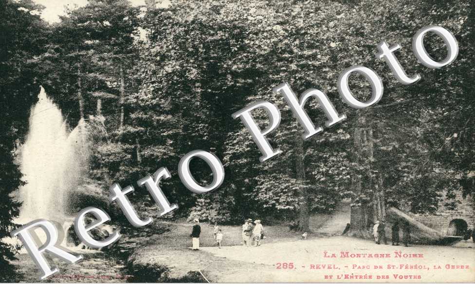 Parc de Saint-Ferreol  et l&#039;entree des voutes