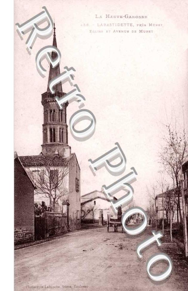 Eglise et Avenue de Muret