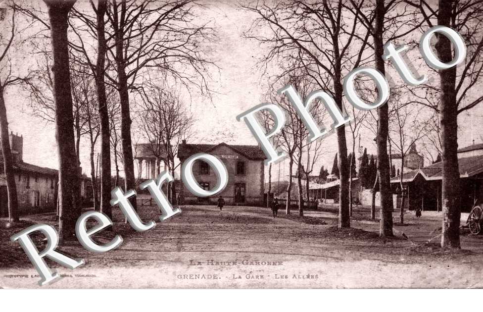 la gare, les allees