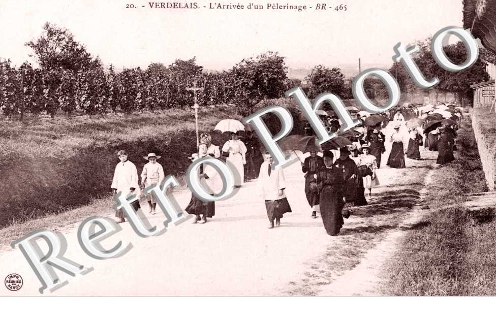 Arrivee d&#039;un pelerinage