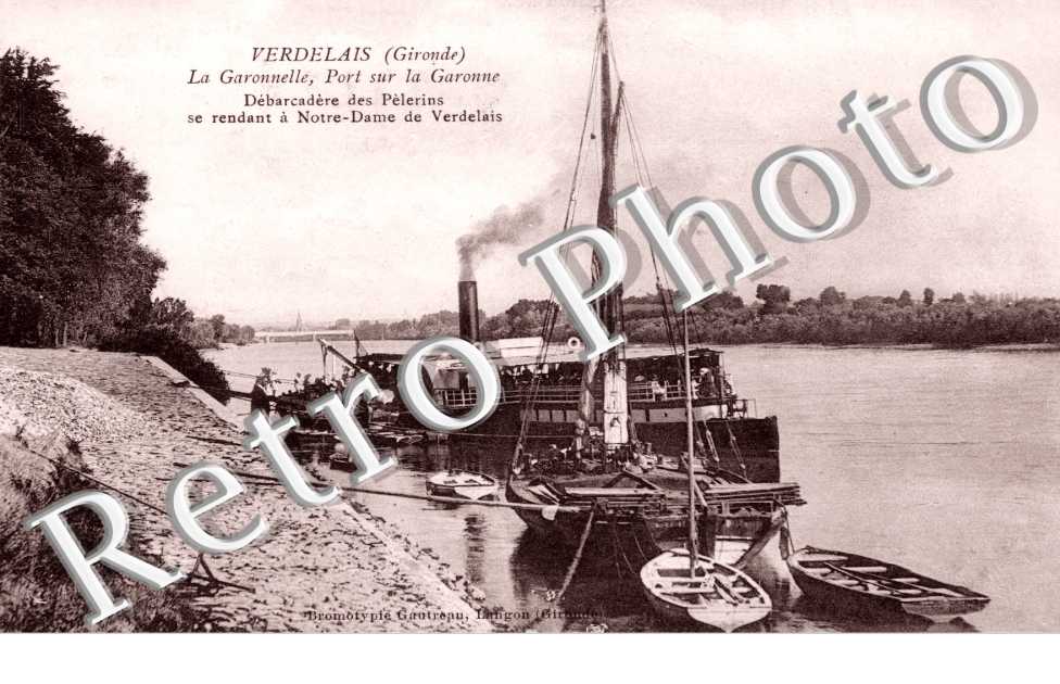 la Garonnelle , port sur la Garonne, debarcadere des pelerins