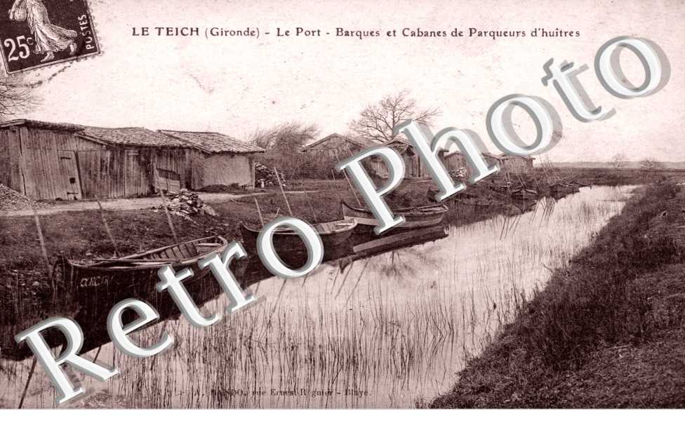 Le port - Barques et cabanes de Parqueurs d&#039;huitres
