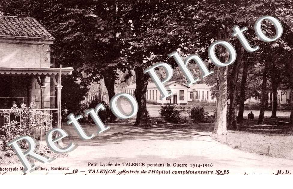 le petit Lycee pendant la guerre 14-18 - entree de l&#039;hopital complementaire