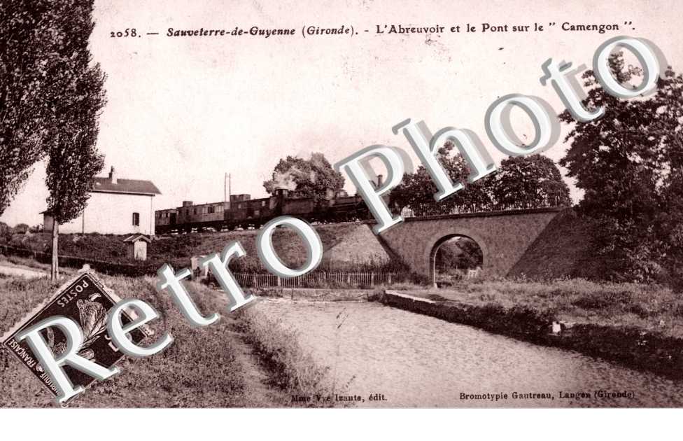 Abreuvoir et le Pont sur le Camengon