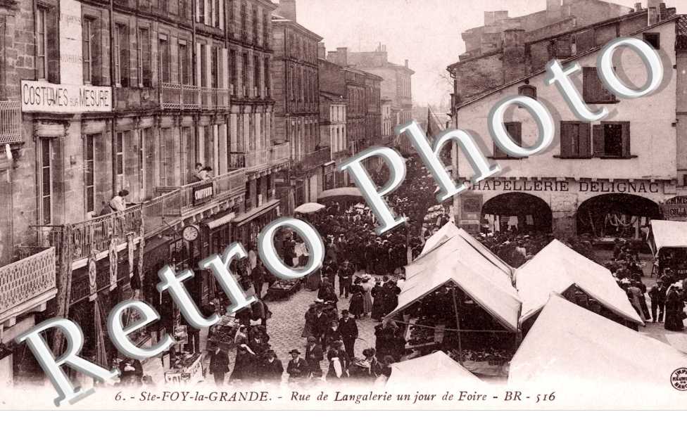 rue de langalerie un jour de foire