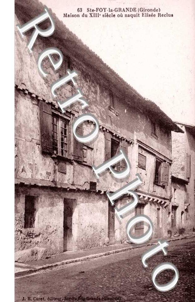 Maison ou naquit Elisee Reclus