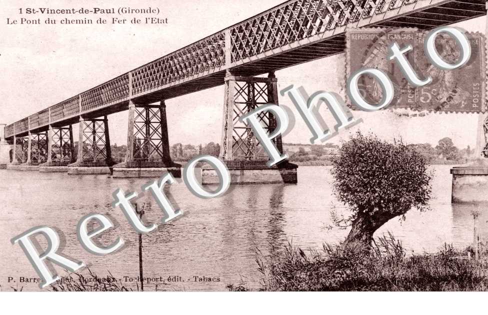 Le pont du chemin de fer de l&#039;Etat