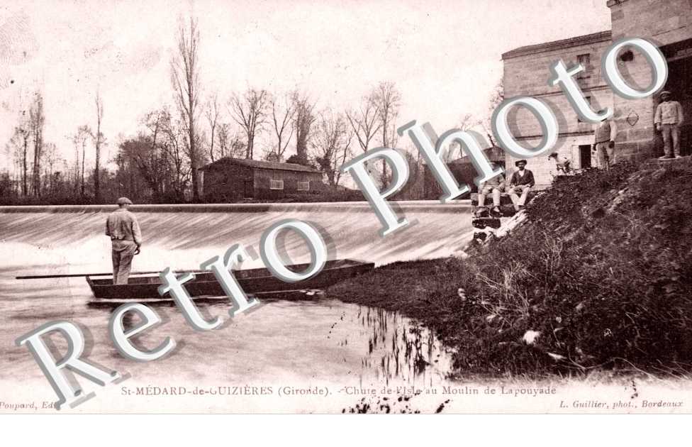 Chute de l&#039;Isle au moulin de Lapouyade
