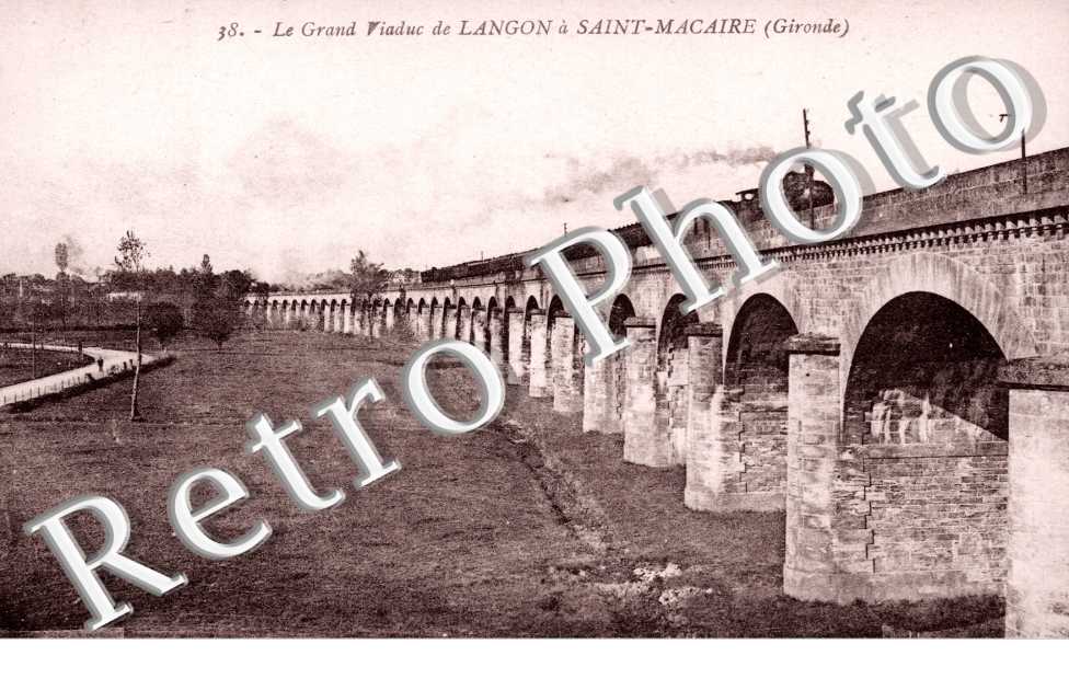 le grand viaduc de langon a saint macaire