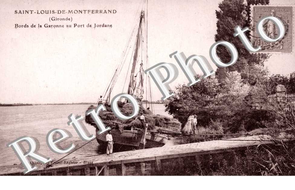 Bords de la Garonne au port de Jordane