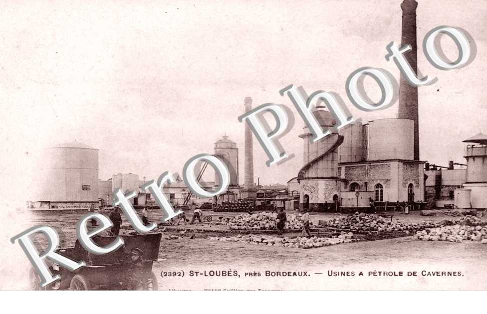 Usines a petrole de Cavernes