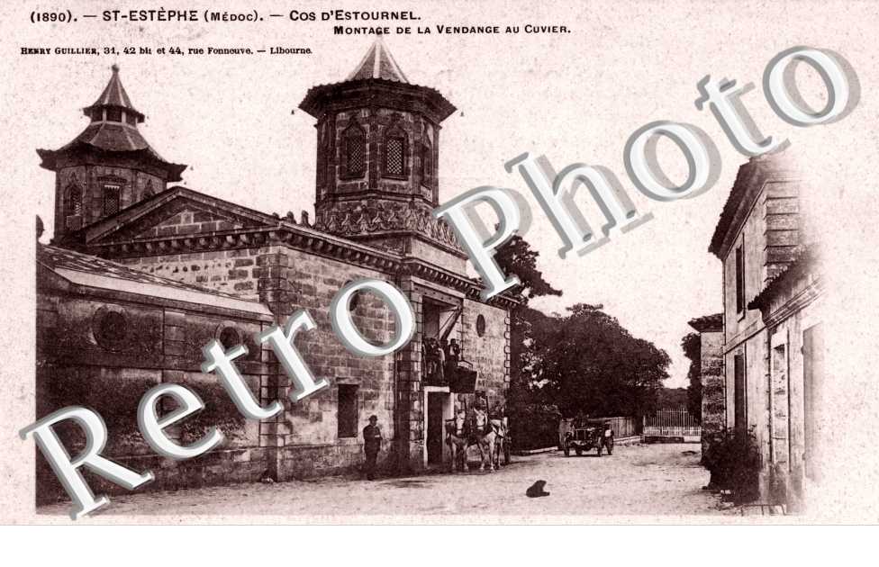 Cos d&#039;Estournel, Montage de la Vendange au Cuvier