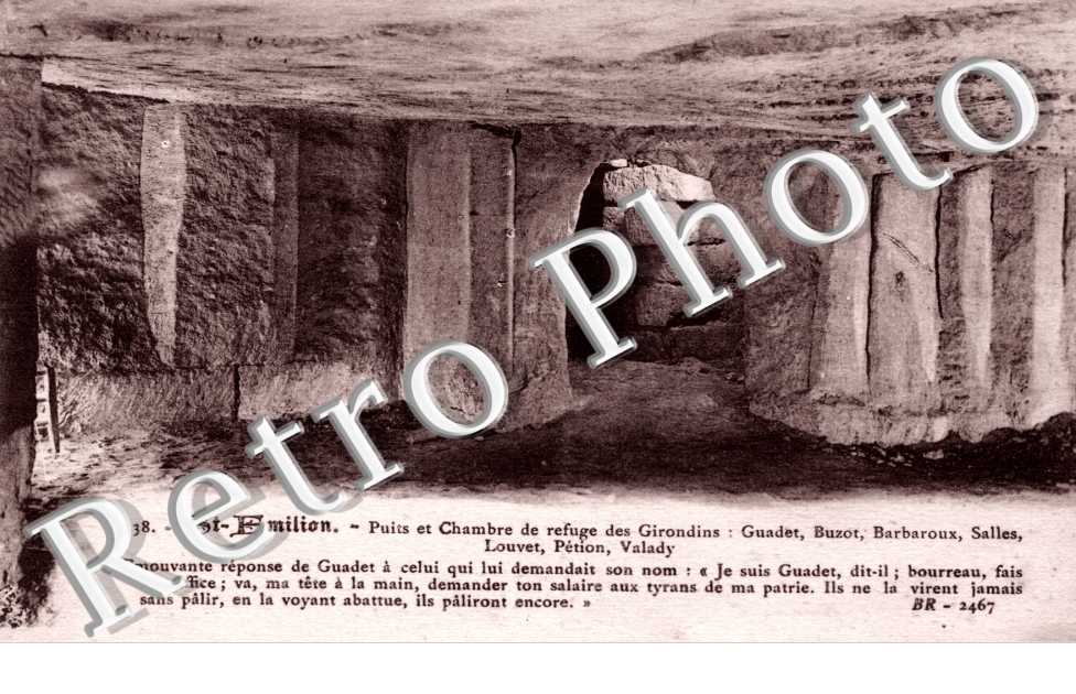 Puits et chambre de refuge des Girondins