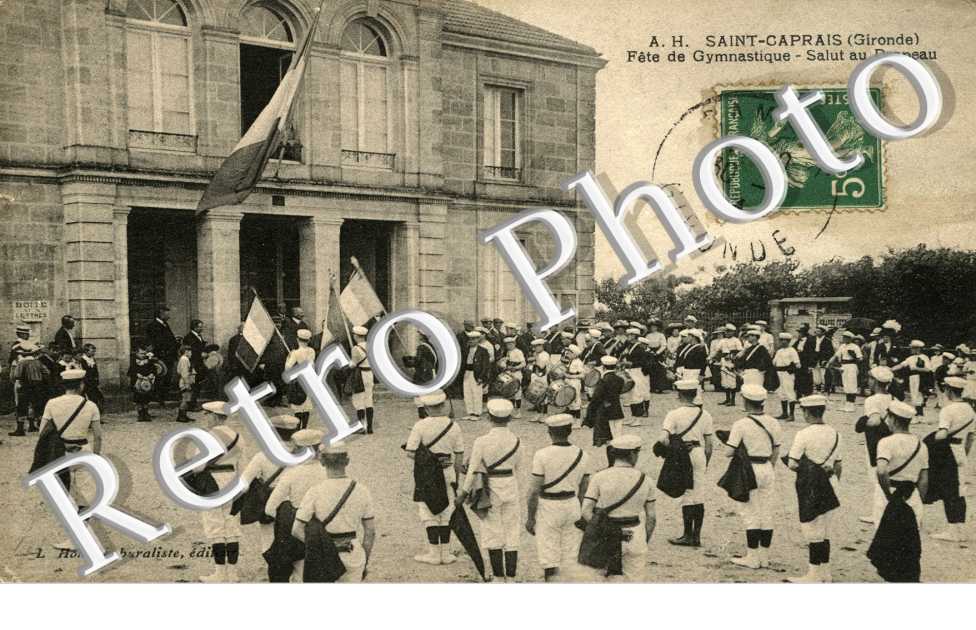 Fete de Gymnastique, Salut au Drapeau