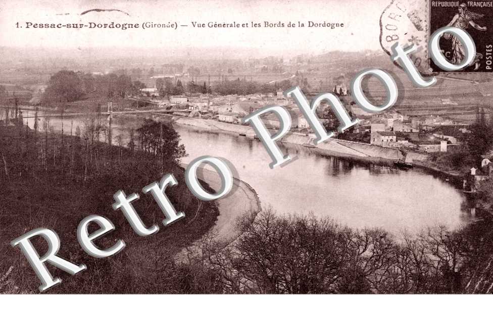 Vue generale et bords de la Dordogne