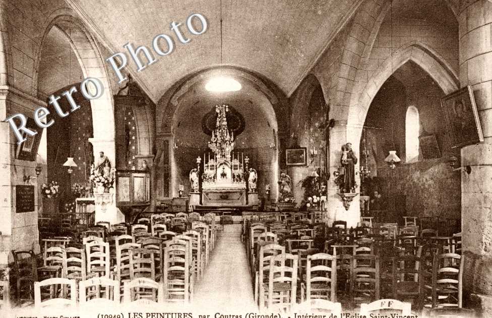 Interieur de l&#039;eglise saint-Vincent