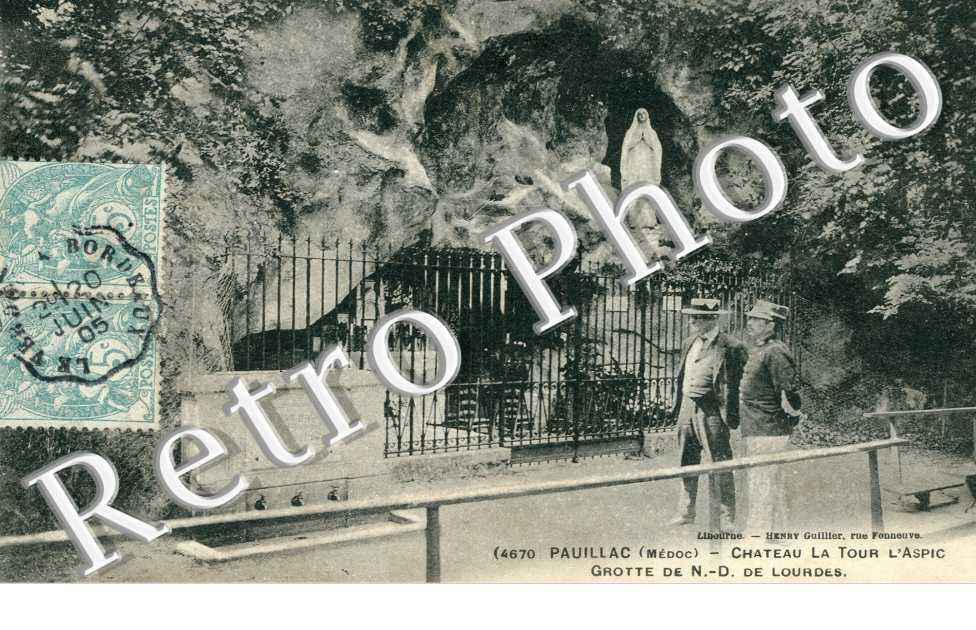 Chateau Latour L'Aspic - grotte de N.-D de Lourdes