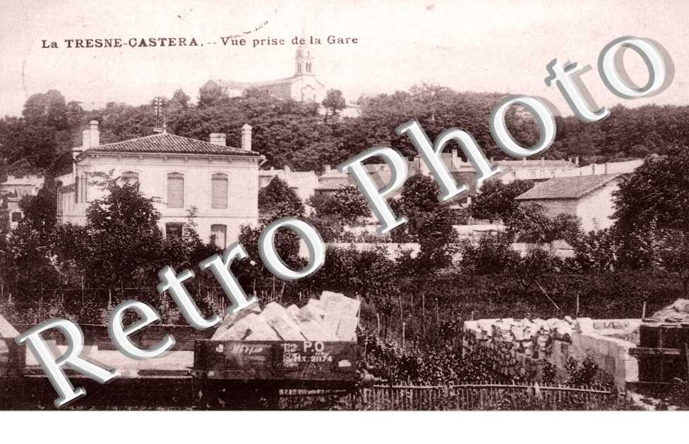 Vue prise de la gare