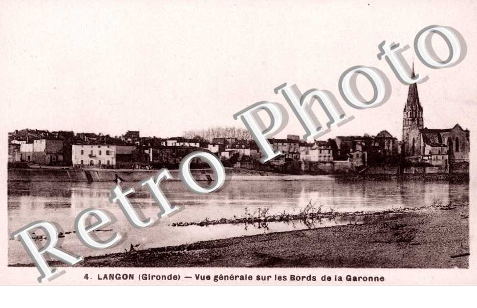 Vue generale sur les bords de la Garonne