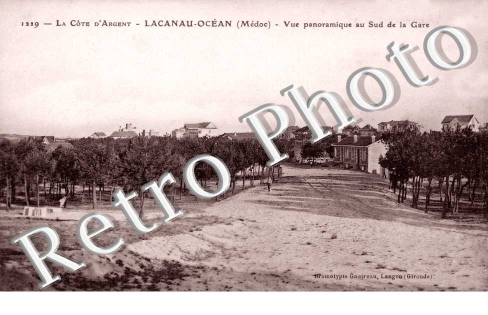 Vue panoramique au sud de la gare