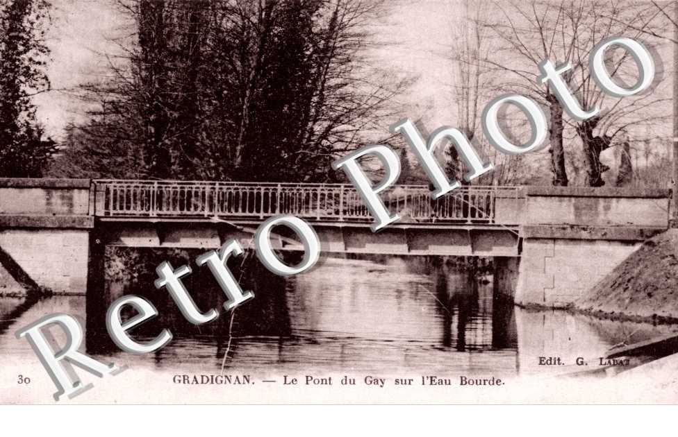 le Pont du Gay sur l&#039;Eau Bourde