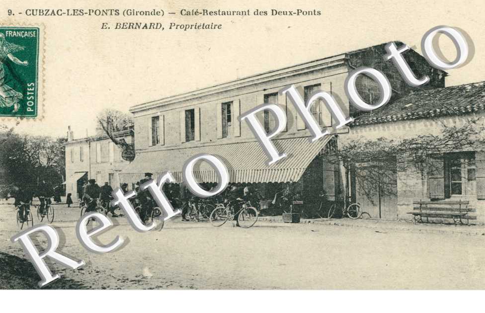 Cafe-restaurant des deux ponts - E. Bernard proprietaire