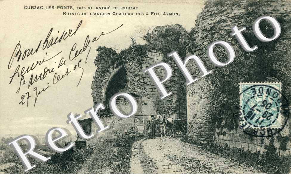 Ruines de l&#039;Ancien Chateau des 4 fils Aymon