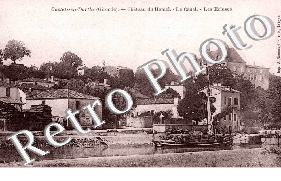 chateau du Hamel Le canal
