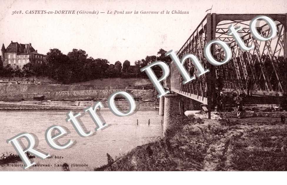 Le pont sur la Garonne et le chateau