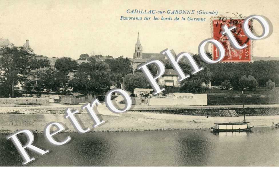 Panorama sur les bords de la Garonne