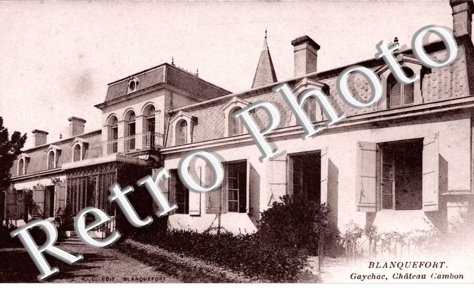 gaychac, chateau cambon