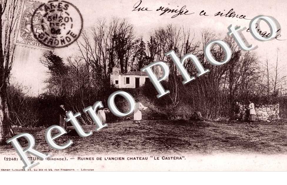 Ruines de l&#039;ancien chateau "Le Castera"