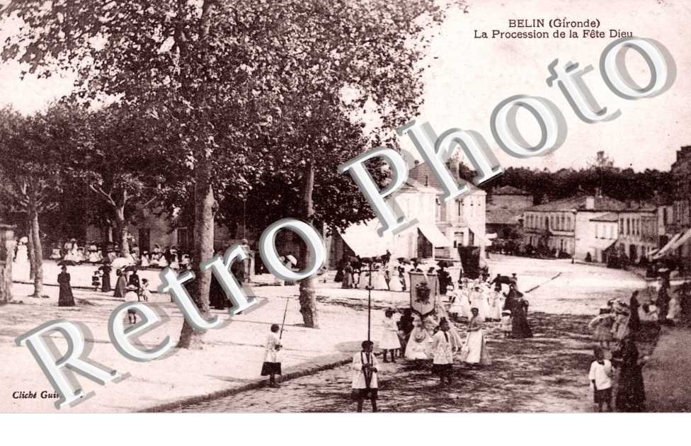 La procession de la fete de Dieu - religion