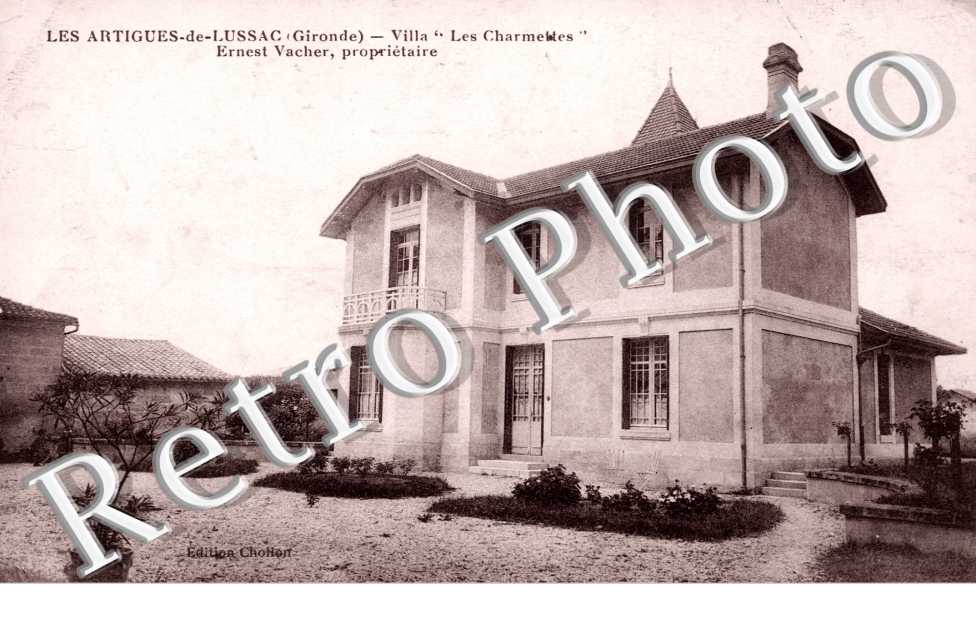 Villa "les Charmettes" Ernest Vacher proprietaire