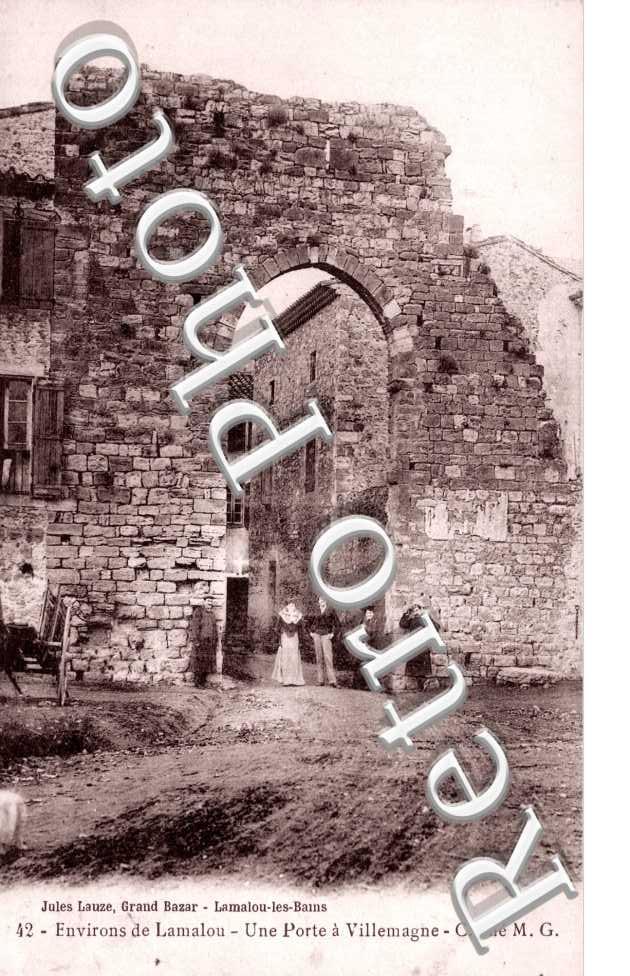 environs de Lamalou, une porte a Villemagne